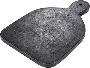 Bloomingville Wide Marble Cutting or Charcuterie Board with Handle, Black