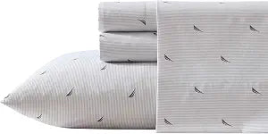 Nautica - Twin Size Sheet Set with Fitted Sheet & Pillowcase
