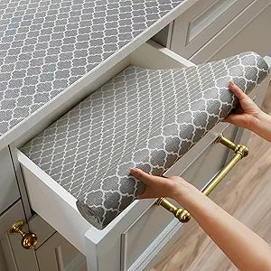 Shelf and Drawer Liner for Kitchen Cabinet Non-Adhesive Non Slip