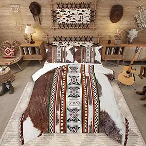 Erosebridal Western Aztec Comforter Set Queen Size for Teens Youth Adults