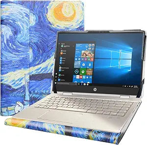 Protective Case for 14" HP Pavilion x360 - Compatible with HP Pro C640, C645 Chromebooks & 14a-naXXXX - Starry Night