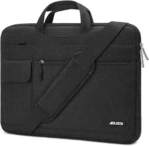 MOSISO Laptop Shoulder Bag Polyester Flapover Briefcase Sleeve Case