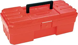 Akro-Mils 12-Inch ProBox Plastic Toolbox for Tools, Hobby or Craft Storage Toolbox, Model 09912, (12-Inch x 5.5-Inch x 4-Inch), Red