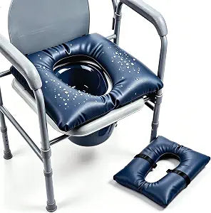 Bedside Commode Cushion Washable PU Pad,for Commode & Shower Chair