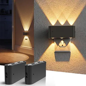 L LOHAS LED Night Light, 2 Pack Dimmable Modern LED Night Lights
