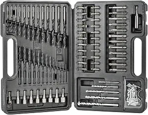 BLACK+DECKER Drill Bit Set/Screwdriver Bit Set Combo, 109-Piece (BDA91109)