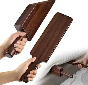 Acacia Wood Mattress Lifter & Bed Sheet Tucker Tool Set for Beds