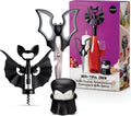 OTOTO Boo-tiful Crew Bundle of Elizabat, Vino, Gracula - Halloween Kitchen Decor Goth Accessories, Cool Kitchen Gadgets, Bat Scissors, Spooky, Witchy Bottle Opener, Garlic Crusher, Spooky Funny Gifts