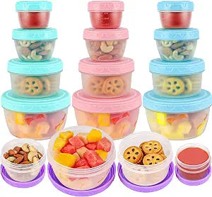 16PCS Food Storage Containers with Lids, Meal Prep Kids Lunch Containers