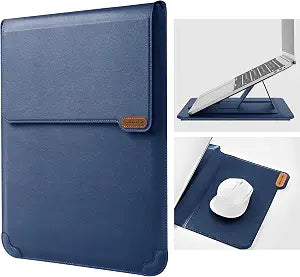 Nillkin 15.6 inch Laptop Sleeve with Stand (3-in-1), 2 Stand Modes, Blue