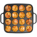 Otafuku Takoyaki Plate, Cast Iron Japanese Grill (16 Holes)