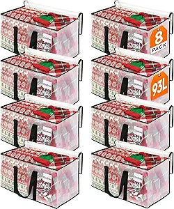 BlissTotes Moving Bags, 93L 8-Pack Storage Bags, Moving Boxes