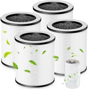 4 Pack P60 Replacement Filter for TPLMB/YARIKI P60 &Vhoiu KJ50 Air Purifier