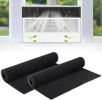 MEWTOGO 2 Pcs Reusable & Cuttable Air Conditioner Filters, 24" x 15"