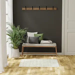 Nourison Home Dekor Ivory Beige 2' x 4' Area Rug - Easy Clean, Non Shedding, Bed Room, Living Room, Dining Room, Kitchen (2' x 4')