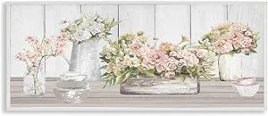 Stupell Industries 'Farm Table Bouquet Still Life'| Framed Giclee Art
