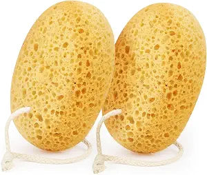 2PCS Bath Sponge,Foam Loofah, Large Shower Sponge for Women Men, Exfoliating Body Sponges with Dense Foam for Gentle & Deep Cleansing, for Sensitive Dry Skin
