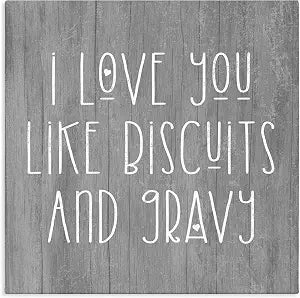Stupell Industries Biscuits Gravy Southern, 24 x 24 Inch Canvas Wall Art