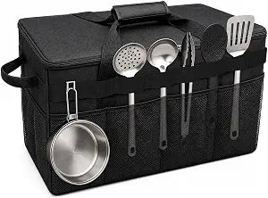 Camping Storage Bag with Customizable Compartments 20"L x 11.8"W x 11.8"H