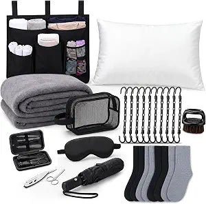 30 Pcs College Dorm Essentials Kit for Guys Freshman Back to School Gifts
