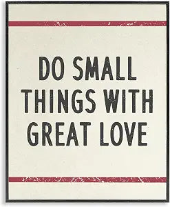 Stupell Industries 'Do Things with Love Red Stripe'| Framed Giclee Art