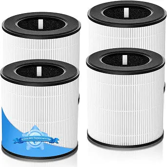 4 Pack B-D02L/M05 Replacement Filter for MOOKA B-D02L & M05 Air Purifier