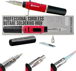Berkling BSG-568 Cordless Butane Soldering Iron, Heat Gun & Micro Torch