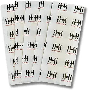 Helmet Head Hydrocolloid Sports Patches for Athletes - Invisible Skin Barrier Under Helmets & Gear, Absorbs Sweat, Breathable, Stays On Through Contact, Made in the USA - 5 Count