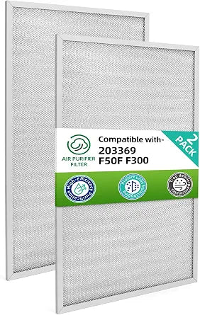 203369 F50F F300 Air Pre filter 12.5 x 20 In Compatible with Honeywell Air Cleaner 203369 F50E1349 F50E1331 F50E1067 F50F1057 F50A1116 F50F1040 Reusable Filter (2-pack)