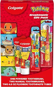 Colgate Kids Pokemon Toothbrush and Toothpaste Gift Set