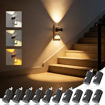 JandCase Night Lights Plug into Wall, 12 Pack Mini Lens Night Light