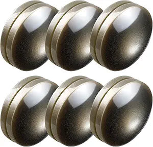 Jetec 6 Sets Magnetic Curtain Weights, 12 Pcs Shower Magnet Clip, Gray