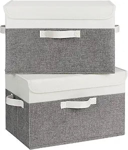 GRANNY SAYS Memory Keepsake Storage Box, Fabric Storage Bins with Lids