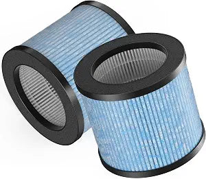 2-Pack TPAP002 Replacement Filter Compatible with TOPPIN TPAP002 Purifier Comfy Air C1, Part# TPFF002, 4-IN-1 Filters