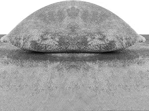 Ramesses Fluffy Teddy Fleece Fitted Sheet Queen Size- 1 Deep Pocket Furry Fleece Fitted Sheet and 2 Piece Ultra Soft Standard Size Pillowcases (Ash Grey, Queen)