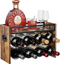KLM 2-Tier Wine Rack, can Hold 8 Bottles.Suitable for Home Kitchens, Restaurants, Food Pantries, cabinets, and Bars.