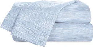 Southern Tide Distressed Stripe Twin Bed Sheet Set ��� Soft, Breathable, Lightweight Cotton Sheet Set ��� Durable, All-Season Comfort ��� Twin