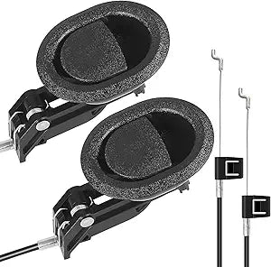Recliner Replacement Parts with Pull Handle and Release Cable (2-Sets), Repair Recliner Mechanism Parts Compatible with Most Furniture of Recliner Sofa Couch Chair
