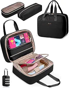 Fasrom Discreet Bag for Toys, Private Toy Storage Box with Lock for Adult