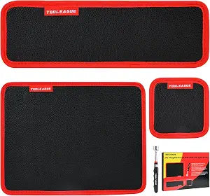 TOOLEAGUE 3Pcs Magnetic Tool Mat with 25Lb Telescoping Magnetic Pickup Pen