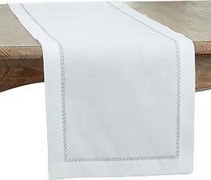 Embroidered Border Table Runner