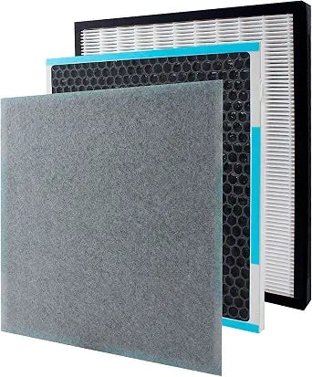 InvisiClean True HEPA/Activated Carbon Replacement Filter - Genuine Filter for InvisiClean Aura IC-5018 and Sensa IC-5120 Air Purifiers