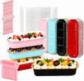 100 Pack Mini Loaf Pans with Lids and Spoons