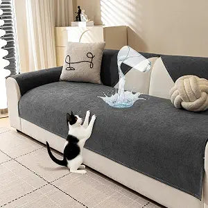 Deep Dream Waterproof Cat-Scratch Resistant Couch Cover for Sofa, Anti-Slip