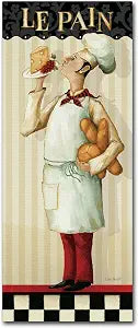 Trademark Fine Art Chef's Masterpiece III Wall Decor by Lisa Audit, 10 by 24"