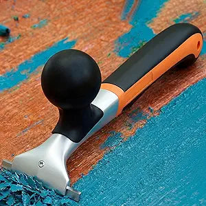 Onemake 2-1/2" Heavy-Duty Premium Ergonomic Carbide Scraper Tool, Removal on Dry Glaze, Stains, Putty, Scratches, Rust, Paint, Glue, Varnish, Resin, Carbide Scraper with Blade