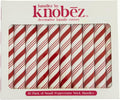 KnobÄ“z Handlez 10pk Small Covers, Peppermint Stick Festive Holiday Decor