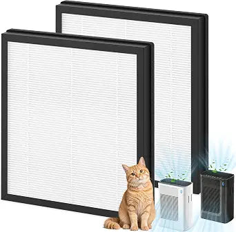 2 Pack T356 Replacement Filter for Trucozie T356 Air Cleaner Purifier,