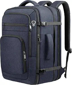 17.3" Laptop Expandable Travel Backpack, TSA Compliant Carry On