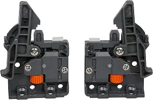 Pair of DTC Undermount Drawer Slide Plastic Front Locking Devices, Grey
